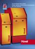 Hoval UltraGas AM condens Stojący, gazowy kondensacyjny kocioł grzewczy Od 15 do 1440 kw