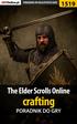 Nieoficjalny polski poradnik GRY-OnLine do gry. The Elder Scrolls Online. (crafting) autor: Jakub Bugielski. (c) 2014 GRY-Online S.A.