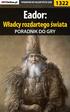 Nieoficjalny polski poradnik GRY-OnLine do gry. Eador. Władcy rozdartego świata. autor: Maciej Czarny Kozłowski