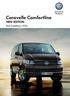 Samochody Użytkowe Caravelle Comfortline NEW EDITION. Rok modelowy 2016