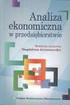 CZĘŚĆ TRZECIA Analiza ekonomiczna w przedsiębiorstwie