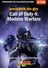 Nieoficjalny poradnik GRY-OnLine do gry. Call of Duty 4: Modern Warfare. autor: Krystian U.V. Impaler Smoszna. (c) 2007 GRY-OnLine sp. z o.o.