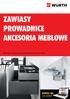 ZAWIASY PROWADNICE AKCESORIA MEBLOWE