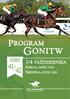 PROGRAM ROGRAM GONITW ONITW DZIEŃ 3/4 PAŹDZIERNIK P A AŹDZIERNIK 41 SOBOTA, GODZ. 13:00 OT /42 NIEDZIELA, GODZ. 13:00