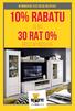 W DNIACH OD DO R. 10% rabatu. albo. 30 rat 0% RRSO wynosi 0%