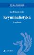 STUDIA PRAWNICZE. Kryminalistyka