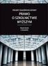 PRAWO O SZKOLNICTWIE WYŻSZYM USTAWA O STOPNIACH NAUKOWYCH I TYTULE NAUKOWYM
