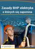 Zasady BHP elektryka, o których się zapomina 1