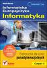 Informatyka Europejczyka. Informatyka. Podrêcznik dla szkó³ ponadgimnazjalnych. Czêœæ I