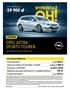 zł OPEL ASTRA SPORTS TOURER. CENNIK AKTUALNA PROMOCJA. OPEL ASTRA już za