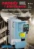 Katalog techniczny. Uniwersalne napędy maszyn ABB ACS do 22 kw / 0.5 do 30 KM