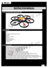 INSTRUCTION MANUAL V323 SKYWALKER HEXACOPTER. specyfikacje. Bezpieczeństwo SPECYFIKACJA: