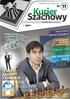 Spis treści. Kurier Szachowy. Okładka: Dmitrij Andriejkin  Praktyka szachowa - rozwiązanie zadań: