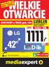 1111, 42 LUBLIN. 1399, taniej o 288, RAT A + STARTUJEMY w ŚRODĘ godz. 9: Hz ŚRODA - NIEDZIELA