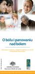 O bólu i panowaniu nad bólem. Informacje o wsparciu i usługach znajdziesz na stronie  Department of Health and Ageing