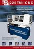 225 TMi-CNC. Tokarka CNC wysokiej precyzji Hochpräzisions-Drehmaschine High Precision Lathe