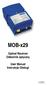 MOB-x29 Optical Receiver Odbiornik optyczny User Manual Instrukcja Obsługi