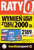 2000 ZŁ WYMIEŃ 2189, ZYSKAJ NOWY STARY NA NAWET DO RAT 40 200Hz. W ZESTAWIE! 2 pary okularów 3D WIFI USB 3 HDMI. x20. Telewizor LED Full HD 3D