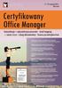 Certyfikowany Office Manager