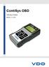 ContiSys OBD. Instrukcja obsługi 06/ PL (18.0)