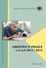 GŁÓWNY URZĄD STATYSTYCZNY. UBÓSTWO W POLSCE w latach 2013 i 2014