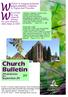 Church Bulletin. 24 wrzesnia. September ITAMY w naszym kosciele. gdzie jestesmy rodzina, a Jezus jest Panem