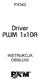 PX342. Driver PWM 1x10A INSTRUKCJA OBSŁUGI