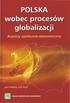 POLSKA. globalizacji. Aspekty społeczno-ekonomiczne. pod redakcją Zofii Dach