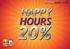 Promocja Happy Hour. Regulamin Promocji