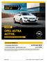 OPEL ASTRA ACTIVE. 999 zł CENNIK KOŁA ZIMOWE JUŻ ZA: AKTUALNA PROMOCJA. Promocyjny Opel Kredyt 4x25% lub 50/50 Promocyjny pakiet Opel Ubezpieczenie