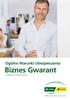 Ogólne Warunki Ubezpieczenia. Biznes Gwarant SYGNATURA: BG/IND/27/06/2016. BZ WBK-Aviva Towarzystwa Ubezpieczeń