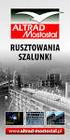 OD 20 LAT ALTRAD Mostostal SIŁA, NOWOCZESNOŚĆ, STABILNOŚĆ KATALOG. Rusztowania modułowe ROTAX Plus