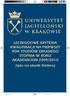 szczegóowe KRYTERIA KWALIFIKACJI NA PIERWSZY ROK STUDIÓW DRUGIEGO STOPNIA W ROKU AKADEMICKIM 2009/2010 (tytu na okadk folderu)