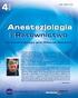 Anestezjologia i Ratownictwo Polska i Świat / Anaesthesiology and Rescue Medicine Poland and the World