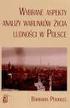 Barbara Podolec Wybrane aspekty analizy warunków życia ludności w Polsce