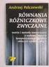 Równania różniczkowe liniowe wyższych rzędów o stałych współcz