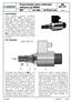 Proporcjonalny zawór redukcyjny, nabojowy typ WZRS6