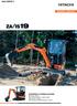 ZAXIS-5 KOPARKA HYDRAULICZNA : ZX19-5A : 10,6 (14,2 KM)