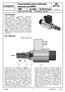 Proporcjonalny zawór redukcyjny, nabojowy typ WZRS6