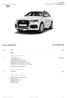 PLN. Cena całkowita * Konfigurator Audi. Cena podstawowa. Kolor nadwozia. Kolorystyka wnętrza. Kod Opis Cena PLN