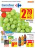 KG Winogrona białe 3W oferta handlowa ważna od 10 do 12 sierpnia oferta handlowa ważna od do