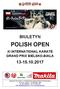 BIULETYN POLISH OPEN XI INTERNATIONAL KARATE GRAND PRIX BIELSKO-BIAŁA