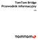 TomTom Bridge Przewodnik informacyjny