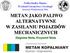 METAN JAKO PALIWO ALTERNATYWNE W ZASILANIU POJAZDÓW MECHANICZNYCH