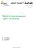 KOMUNIKATzBADAŃ. Opinie o funkcjonowaniu opieki zdrowotnej NR 113/2016 ISSN