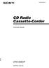 CD Radio Cassette-Corder