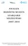 ANALIZA BUDŻETU MIASTA STARGARD SZCZECIŃSKI