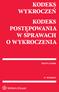 KODEKS wykroczeń KODEKS POSTĘPOWANIA W SPRAWACH O WYKROCZENIA