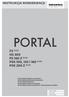 PORTAL. FS PLUS HS 300 PS 160 Z PLUS PSK 100, 130 i 160 PLUS PSK 200 Z PLUS. Instrukcja konserwacji