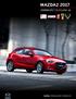 MAZDA ZWINNOŚĆ I ELEGANCJA MAZDA. PRZEŁAMUJEMY KONWENCJE. CAR OF THE YEAR JAPAN SINCE honourable mention 2015